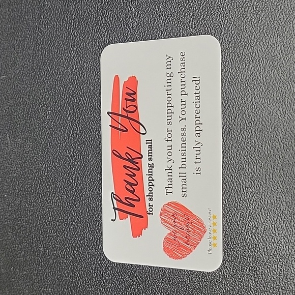 Thank You Cards: Cow Tulip Watercolor Blue Pink Purple Green Red Orange Qty 50 - Picture 6 of 13